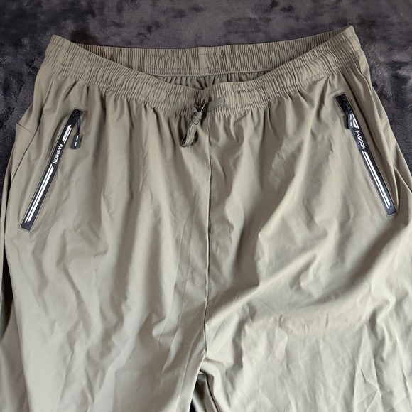 Womens Olive Green Casual Track Pants Athletic Sportswear Lounge Pants Size 6XL - Picture 3 of 8